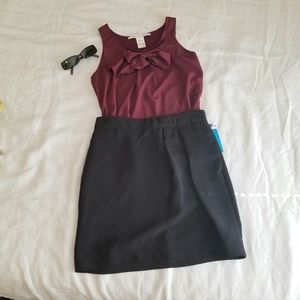Derek Lam Black Professional Skirt